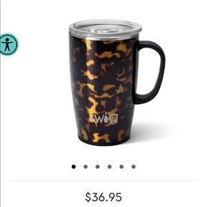 Brand new. Swig 18 oz hot/ cold “bombshell” travel mug